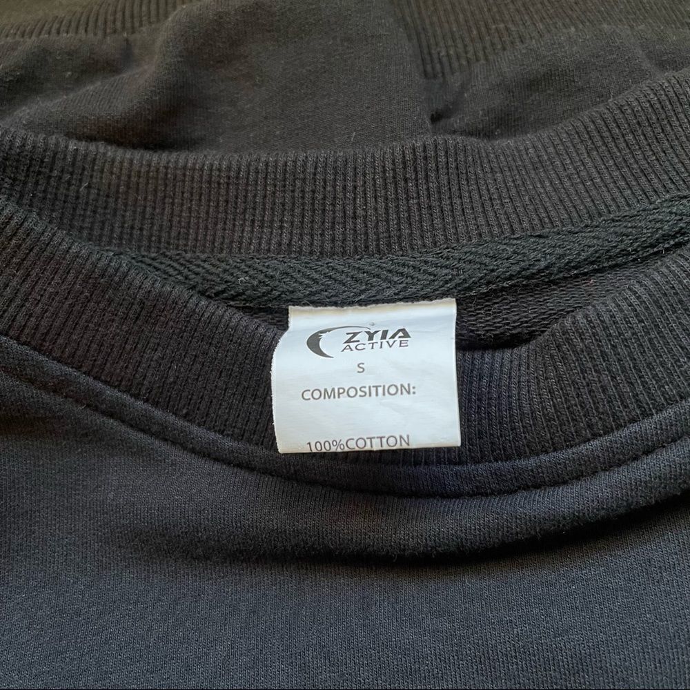 ZYIA Colour Block Cotton Sweatshirt Size Small - Picture 6 of 6